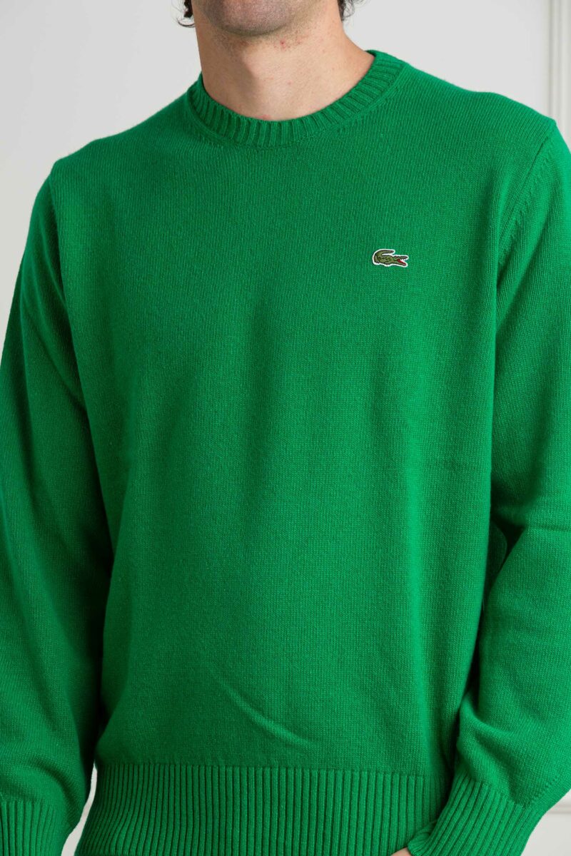 LACOSTE-MAGLIA UOMO-LCAH2916 VERDE 6