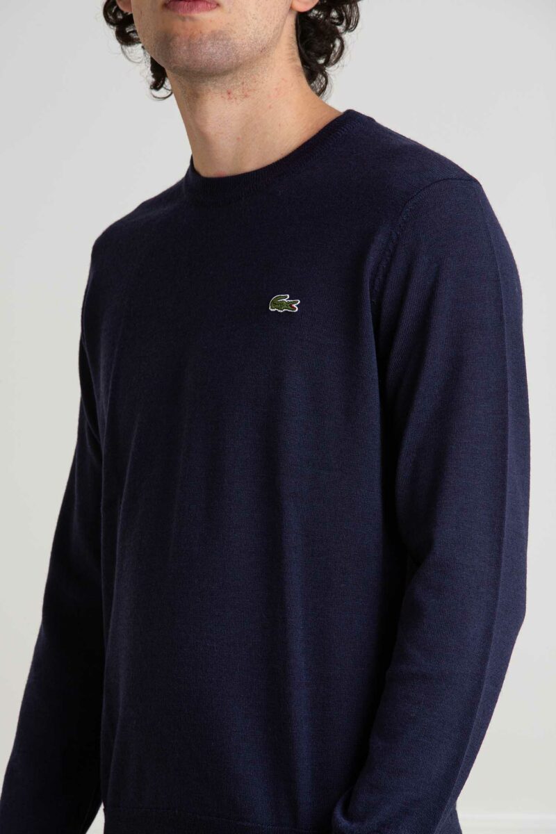 LACOSTE-MAGLIA UOMO-LCAH3225 BLU 5