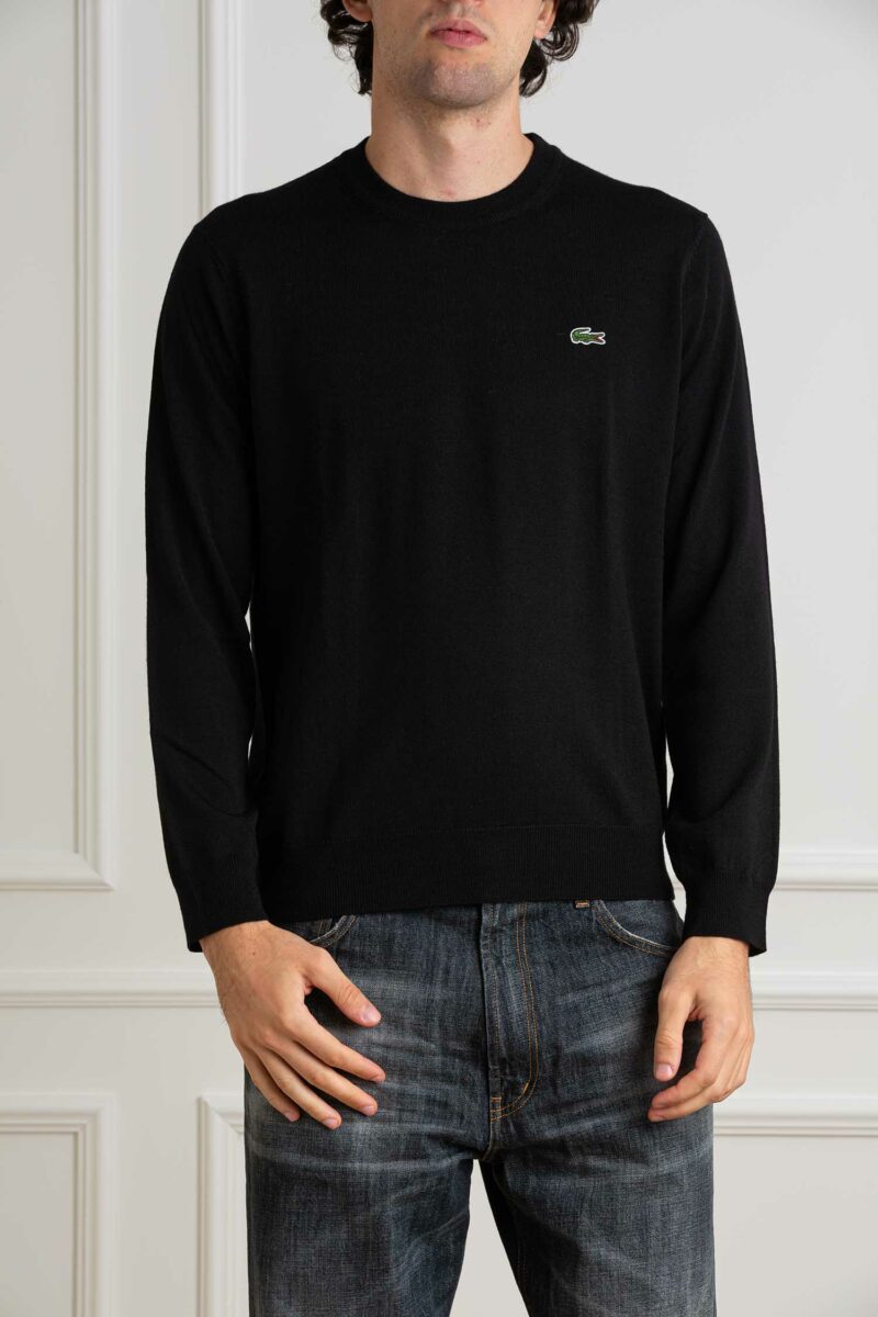 LACOSTE-MAGLIA UOMO-LCAH3225 NERO 6