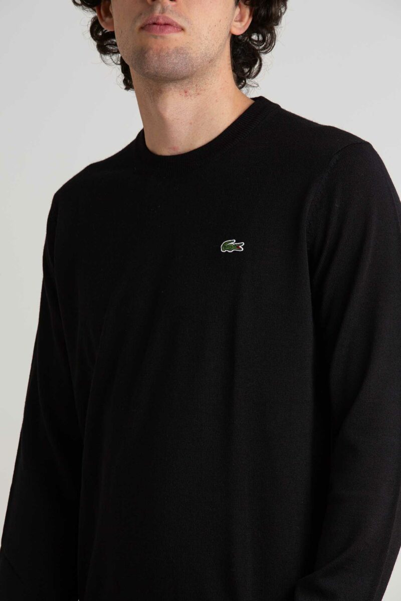 LACOSTE-MAGLIA UOMO-LCAH3225 NERO 6