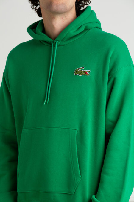 LACOSTE-FELPA UOMO-LCSH2754 VERDE 6