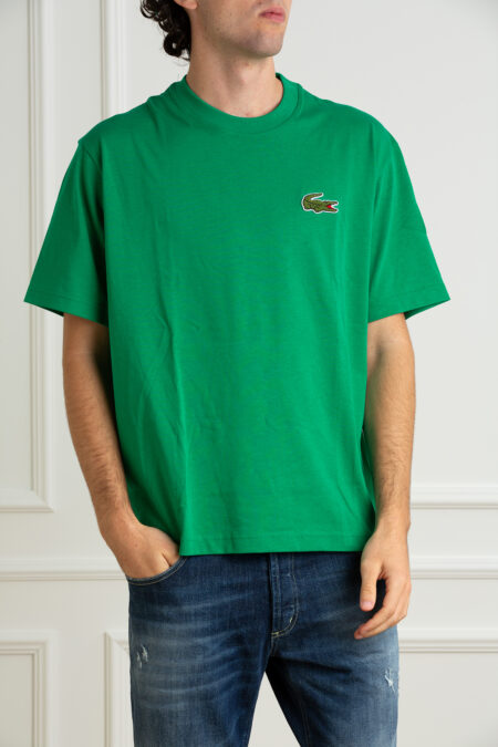 LACOSTE-T-SHIRTS UOMO-LCTH2745 VERDE 5