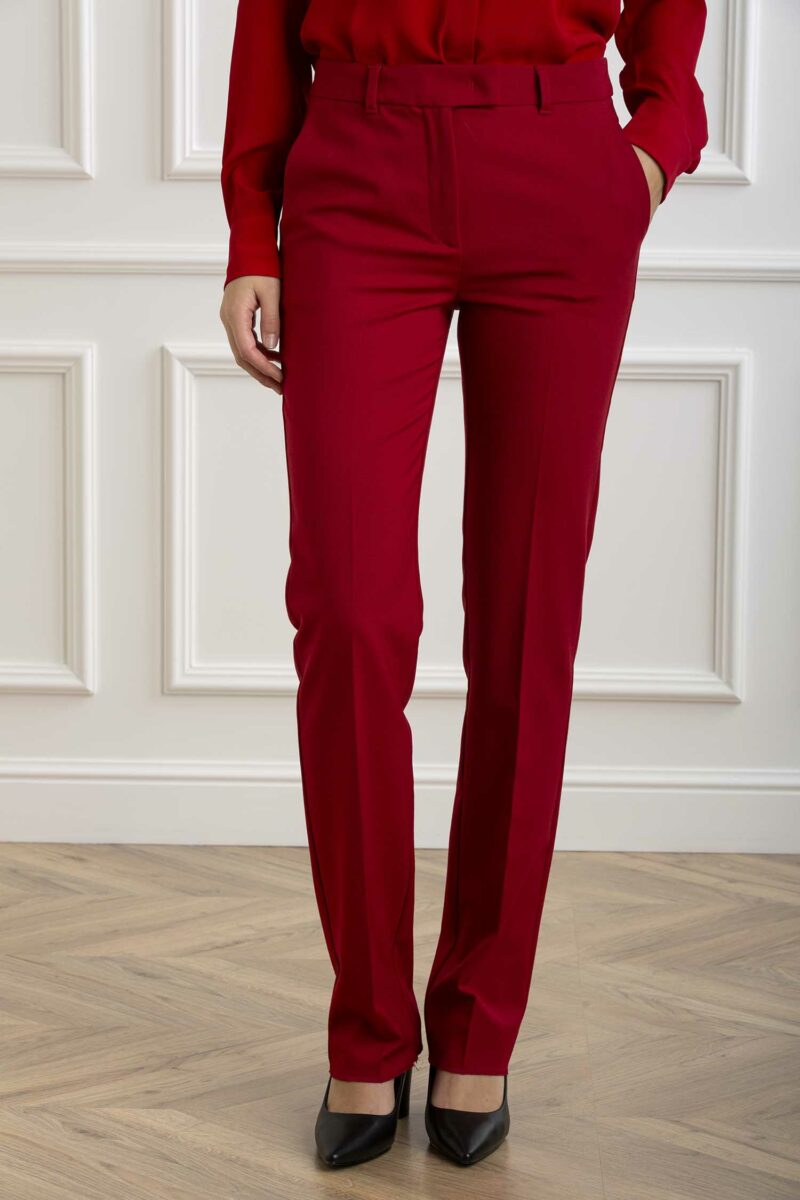 MARELLA-PANTALONE FOLLE-MAFOLLE ROSSO 46