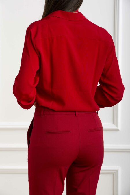 MARELLA-CAMICIA NASTRO-MANASTROA4 ROSSO 44