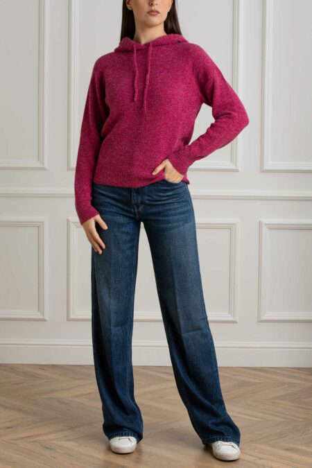 MC2 SAINT BARTH-MAGLIA STRETCH WOMAN SWEATER-MC2ELIDE PEONY XS