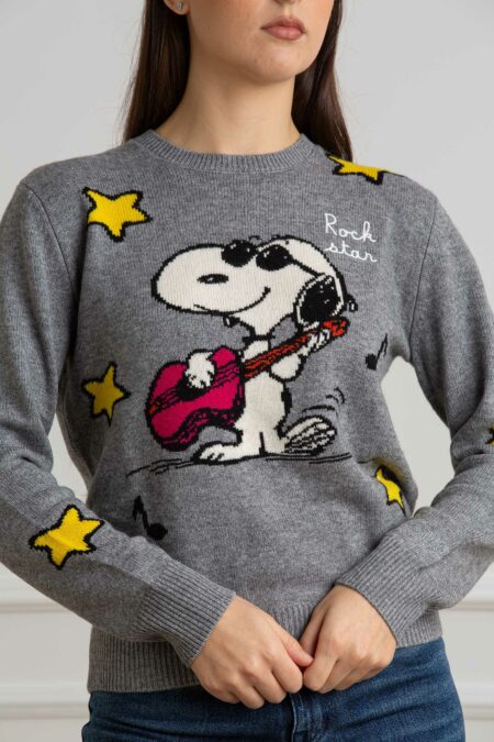 MC2 SAINT BARTH-MAGLIA SNOOPY STAR 15M EMB-MC2NEWQUEEN04025G SNOOPY S