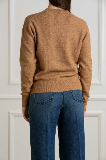 MC2 SAINT BARTH-MAGLIA STRECH HALF NECK SWEATER-MC2SORBONNE CAMEL XS