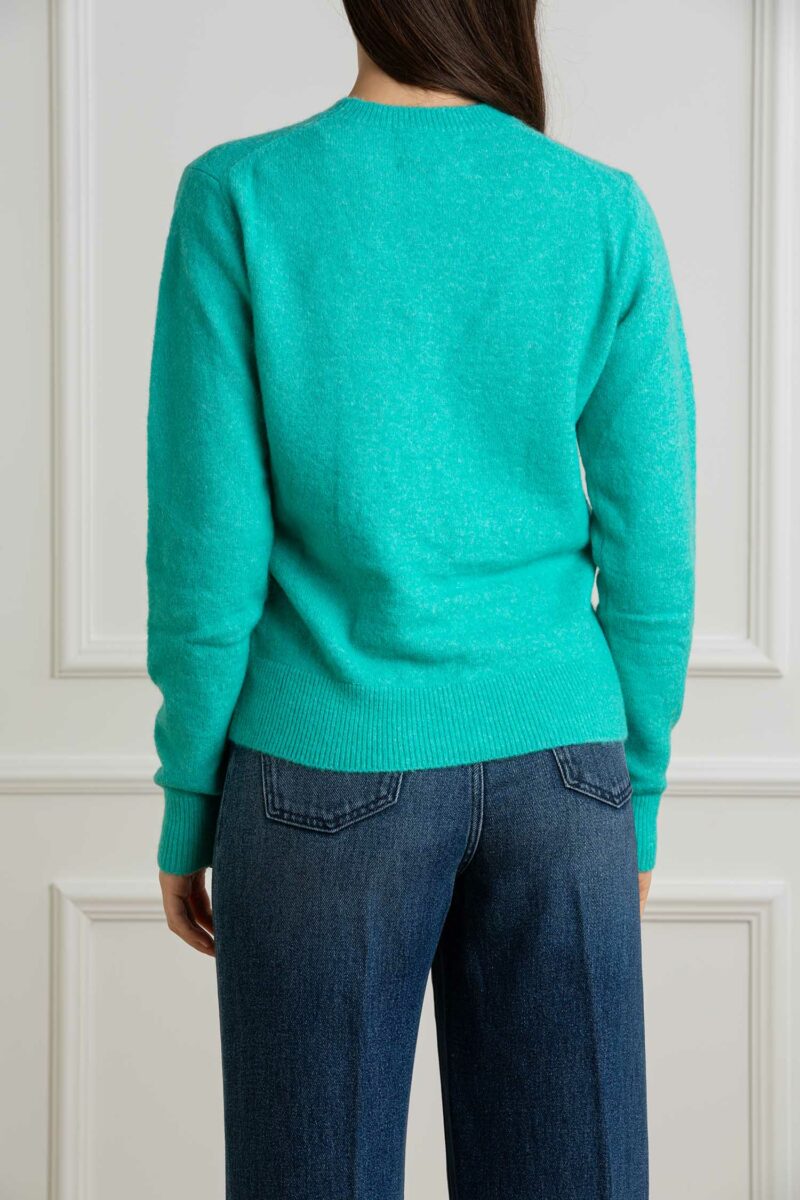 MC2 SAINT BARTH-MAGLIA STRECH HALF NECK SWEATER-MC2SORBONNE GREEN XS