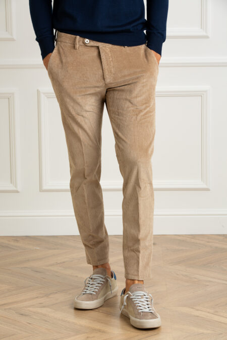 MICHAEL COAL-PANTALONE VELLUTO-MHMCBRAPLS2741F24C BEIGE 35