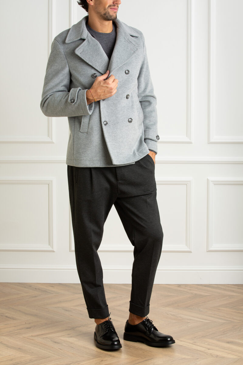 SELECT BOX-PEACOAT-MULASTEROIDEMCP23 GRIGIO 52