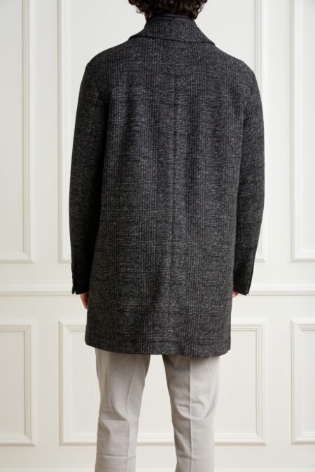 PEUTEREY-CAPPOTTO IN MAGLIA UOMO-PYGERDACHECK GRIGIO S