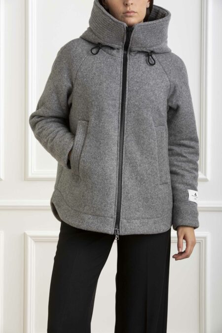 PEUTEREY-CAPPOTTO DONNA IN MAGLIA-PYOLAFURGPY GRIGIO 42