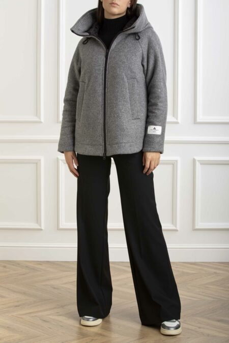 PEUTEREY-CAPPOTTO DONNA IN MAGLIA-PYOLAFURGPY GRIGIO 42