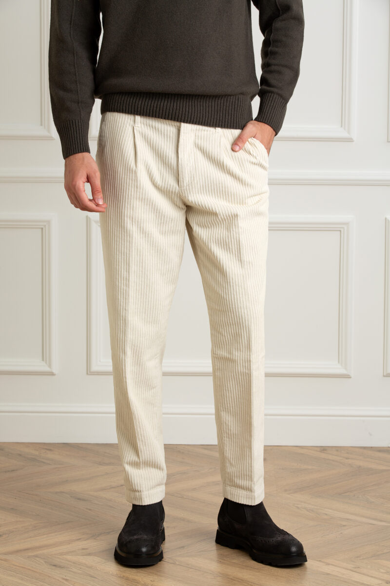 RE-HASH-PANTALONE CHINOS MARC-RHPR6044085 WHITE 36