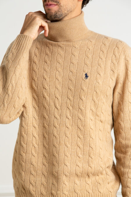 RALPH LAUREN-PULLOVER M/L-RL876836A24 CAMEL XXL