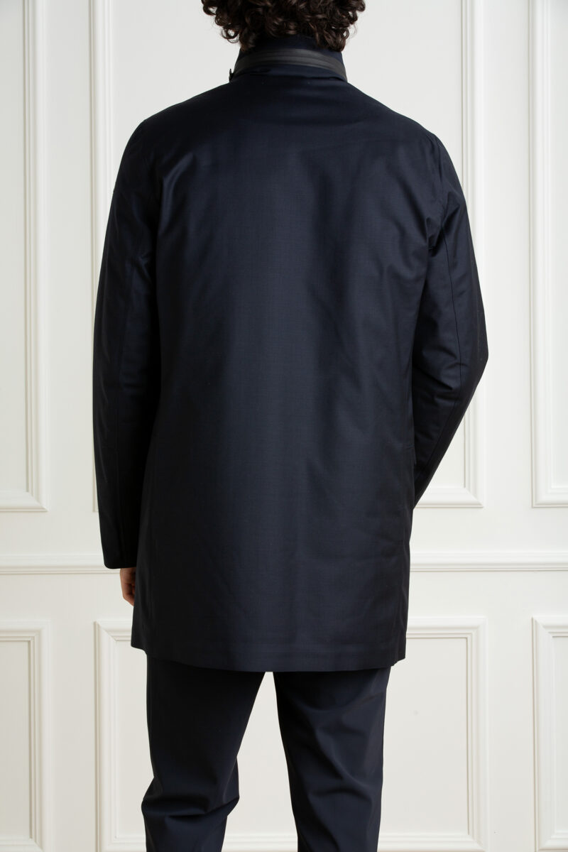 RRD-GIACCONE RAIN COAT-RRDW24020 BLUE 54