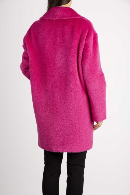 TAGLIATORE-CAPPOTTO ALPACA E LANA PETTO E MEZZO-TAASTRIDA5083U FUCHSIA 42