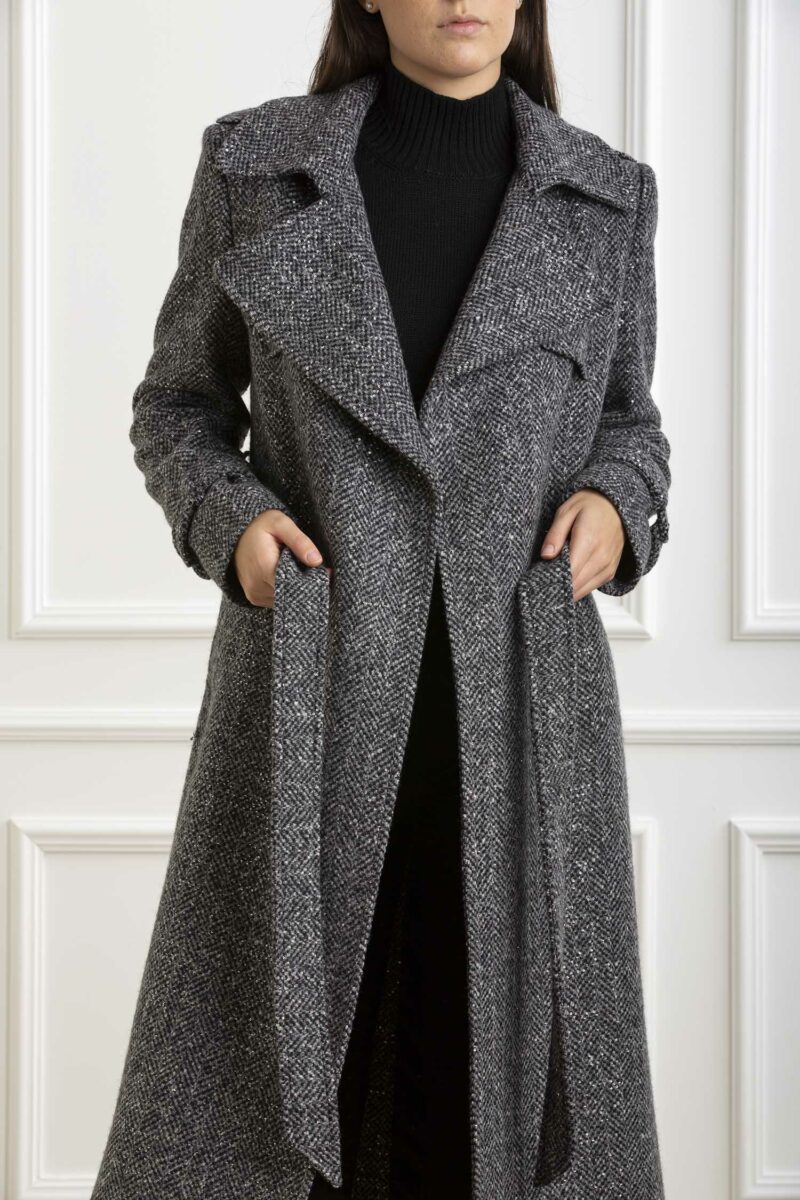 TAGLIATORE-CAPPOTTO CAROLA-TACAROLA110004 GRIGIO 42