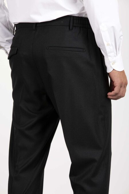 TAGLIATORE-PANTALONE UOMO IN LANA-TAGARCON550042 NERO 50