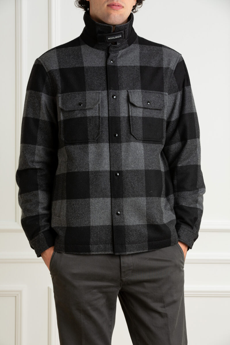 WOOLRICH-OVERSHIRT ALASKAN WOOL CHECK-WLWOOS0159MRUT3046 BUFFALO XL