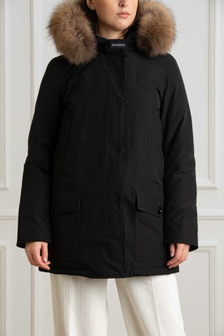 WOOLRICH-PARKA ARCTIC DETACHABLE FUR-WLWWOU0540FRUT0001A4 BLACK S