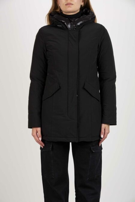 WOOLRICH-LUXURY ARCTIC PARKA-WLWWOU0686FRUT3128A3 BLACK XS