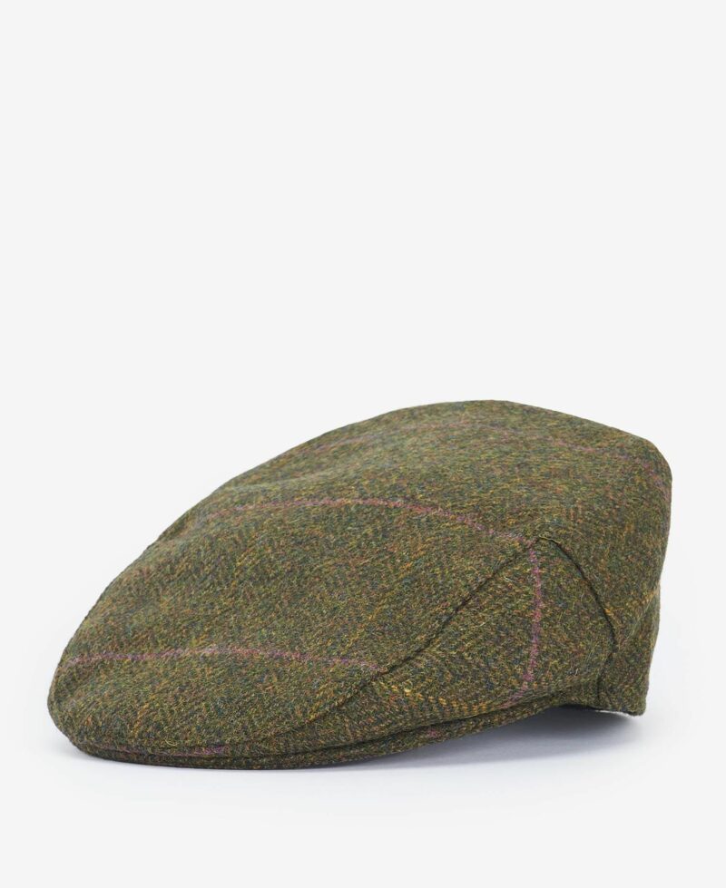 BARBOUR-CRIEFF FLAT CAP-BBMHA0009MHA OLIVE XL