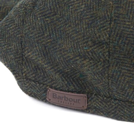 BARBOUR-BARLOW FLAT CAP-BBMHA0483MHA OLIVE M