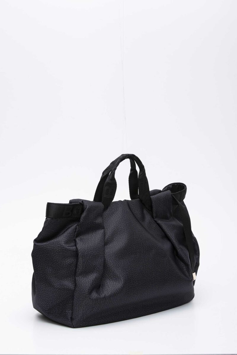 BORBONESE-BORSA SHOPPING M. C/T-BO933830X95 DARK TU