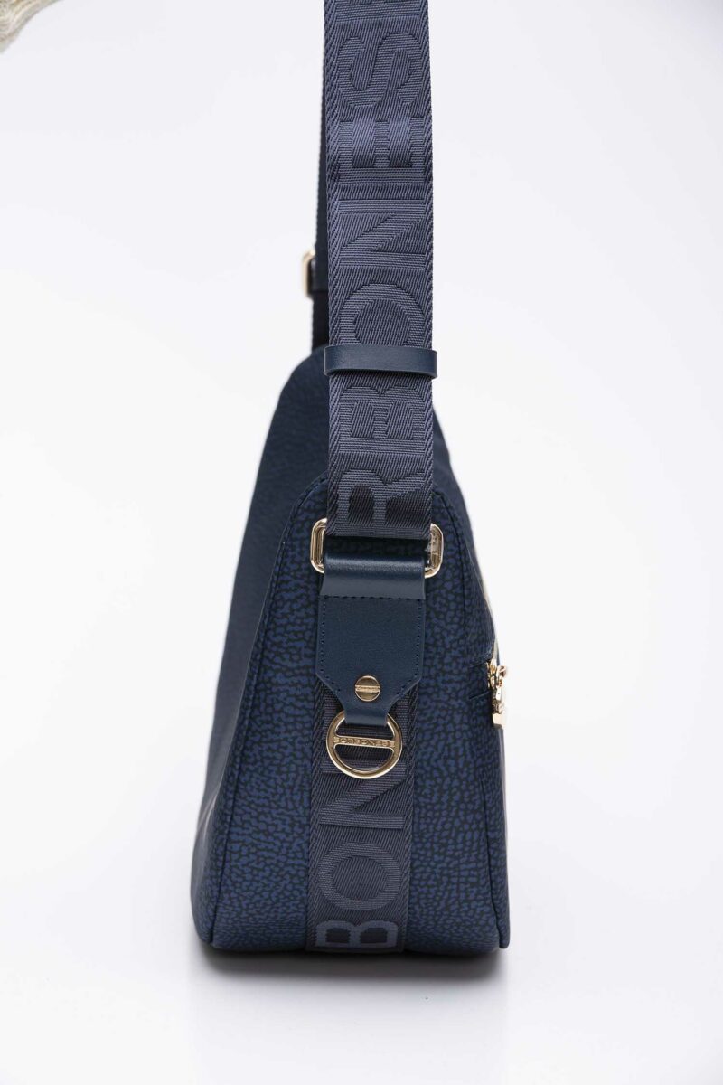 BORBONESE-LUNA BAG SMALL-BO934107I15P24 BLU TU