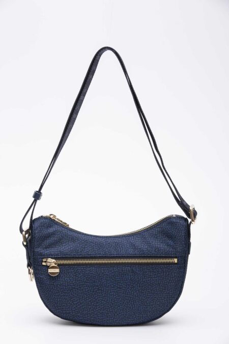 BORBONESE-LUNA BAG MINI-BO934137I15 BLU TU