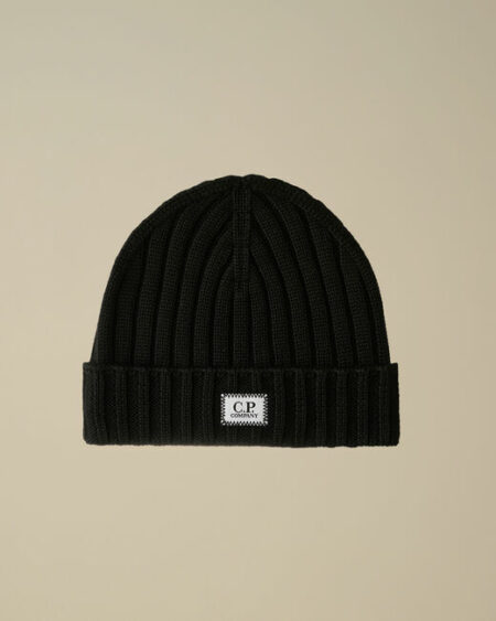 CP COMPANY-CUFFIA LOGO-CPAC120A005509AA3 BLACK TU