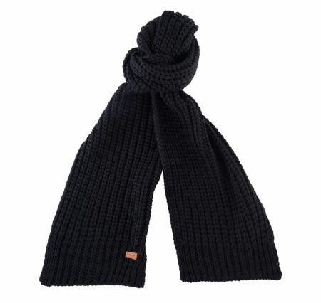 BARBOUR-SET SALTBURN BEANIE & SCARF-BBLGS0023 BLACK TU