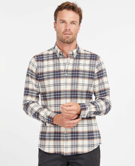 BARBOUR-CAMICIA PORTDOWN-BBMSH5035 ECRU XL