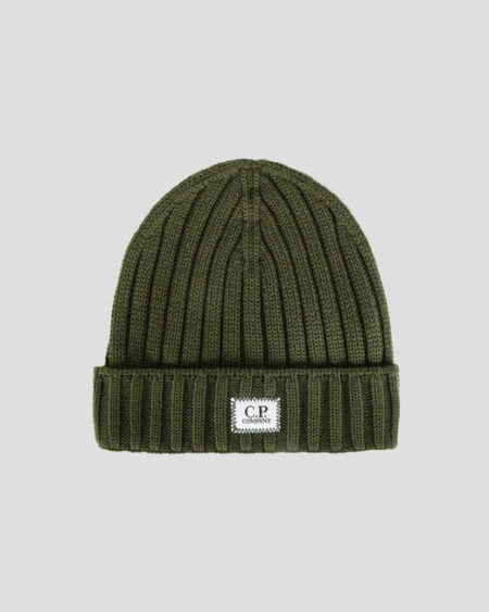 CP COMPANY-CUFFIA LOGO-CPAC120A005509AA3 GREEN TU