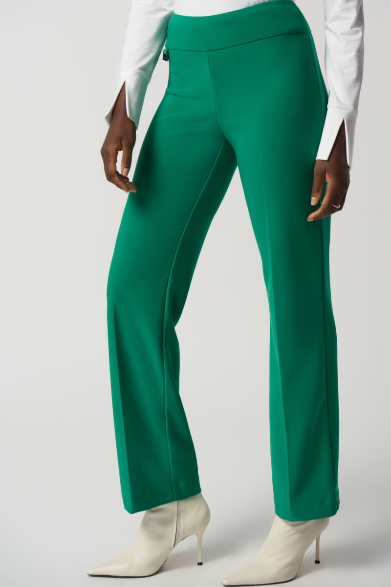 JOSEPH RIBKOFF-PANTALONI GAMBA LARGA-JOS233277 GREEN 42