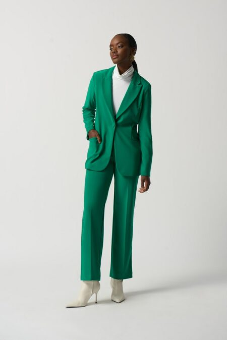 JOSEPH RIBKOFF-PANTALONI GAMBA LARGA-JOS233277 GREEN 42