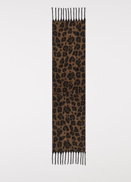 LIU JO-STOLA GARZATA JACQUARD-LJ2F3072T0300 ANIMALIER TU