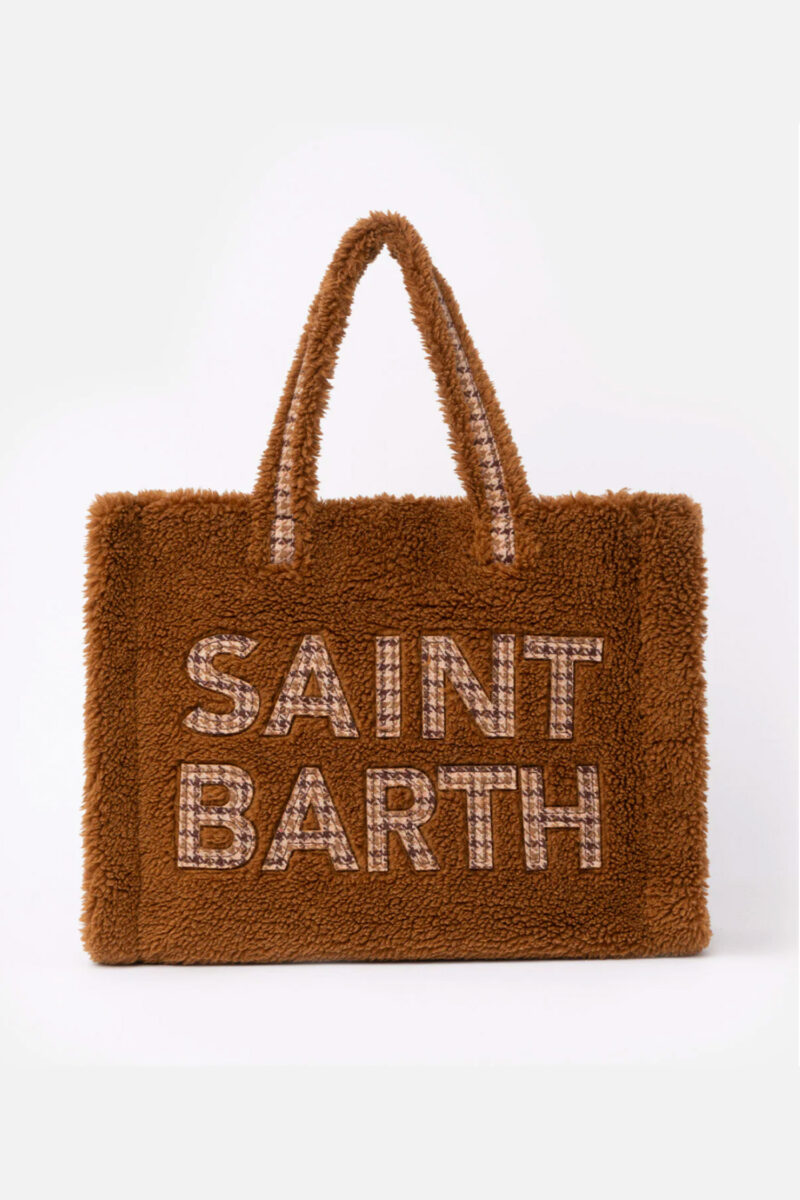 MC2 SAINT BARTH-BORSA SOFT L TEDDY LOGO CHECK-MC2SOFTBAGL00206G TEDDY TU