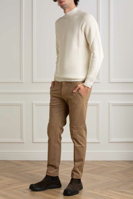 RE-HASH-PANTALONE CHINOS MUCHA-RHP2492290N BEIGE 42