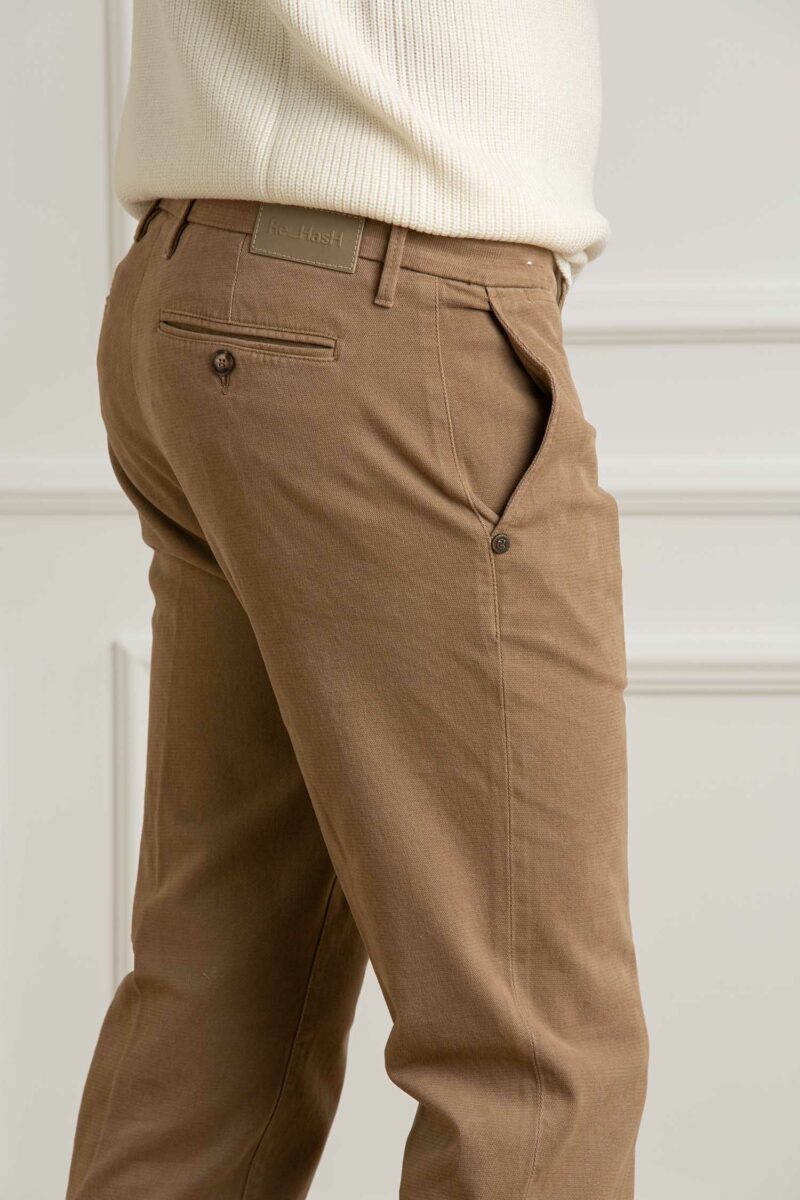 RE-HASH-PANTALONE CHINOS MUCHA-RHP2492290N BEIGE 42