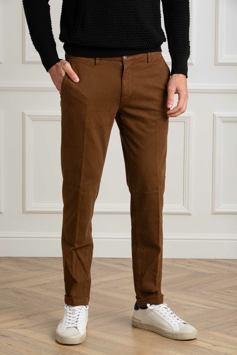 RE-HASH-PANTALONE CHINOS MUCHA-RHP2492290N TABACCO 36