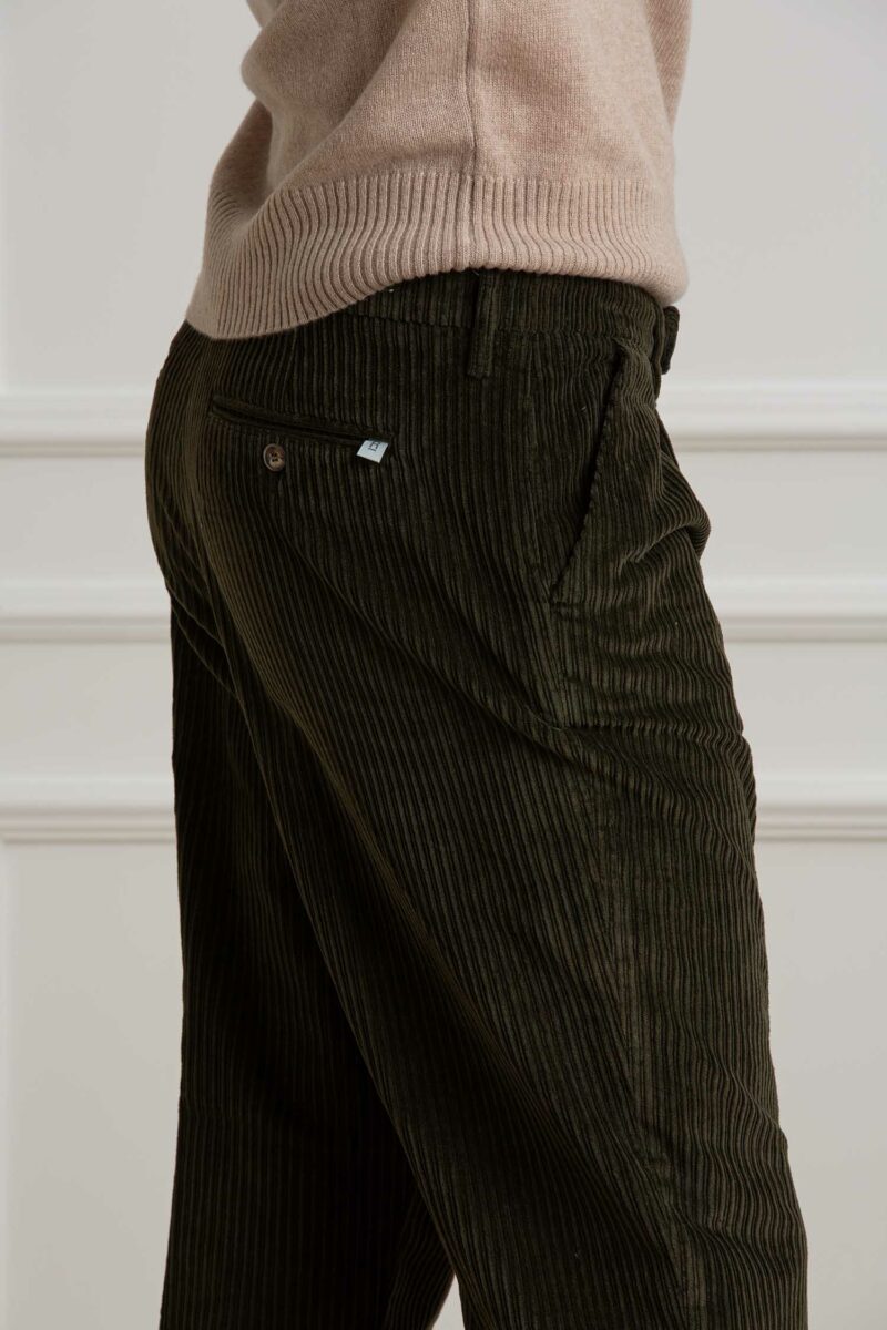 RE-HASH-PANTALONE CHINOS MARC-RHPR6044085 VERDE 36