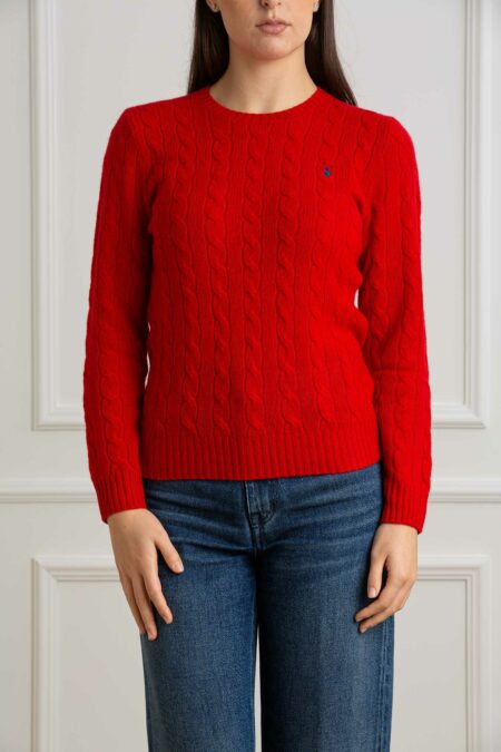 RALPH LAUREN-MAGLIA M/L JULIANNA-RL910421A24 RED XS