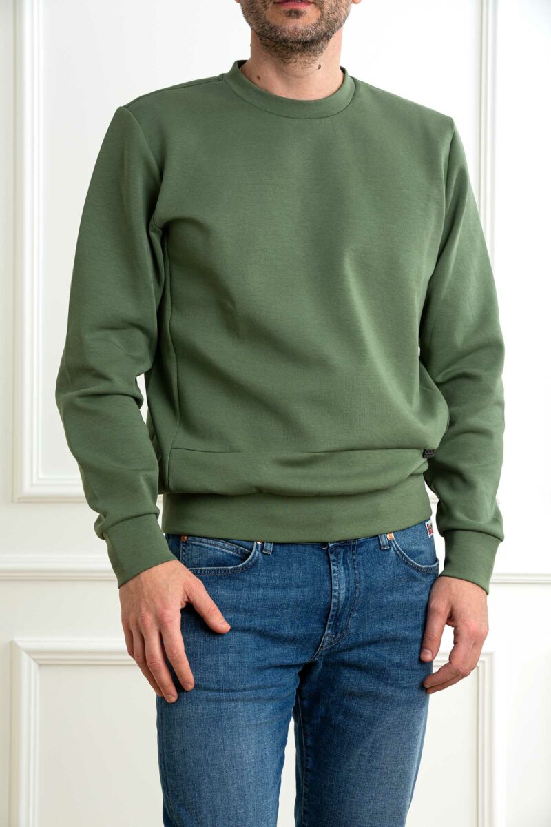 COLMAR ORIGINALS-FELPA UOMO-COL61672YF VERDE M