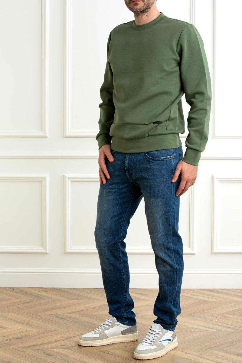 COLMAR ORIGINALS-FELPA UOMO-COL61672YF VERDE M
