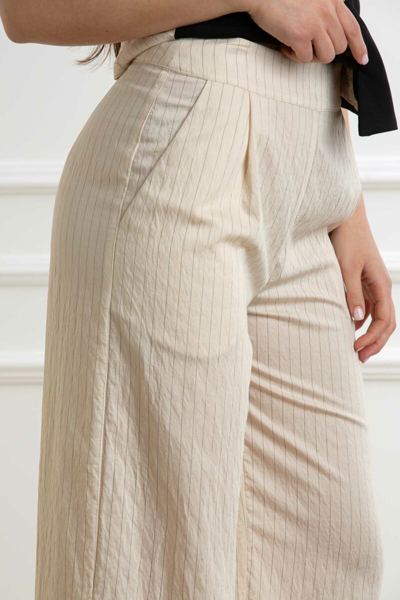 ALESSIA SANTI-PANTALONE LARGO A RIGHE-AS511SD25008 RIGHE 44