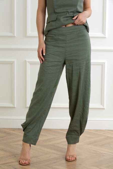 ALESSIA SANTI-PANTALONE BALLOON-AS511SD25015 VERDE 44
