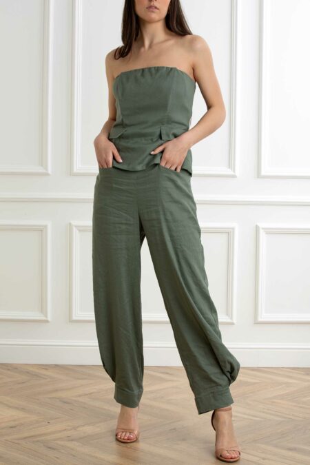 ALESSIA SANTI-PANTALONE BALLOON-AS511SD25015 VERDE 44