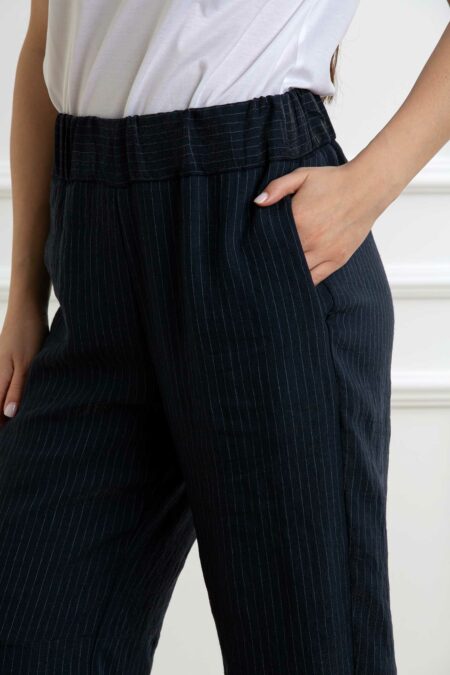 ALESSIA SANTI-PANTALONE CON ELASTICO-AS511SD25019 BLU 44